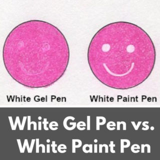 White Gel Pen Problems